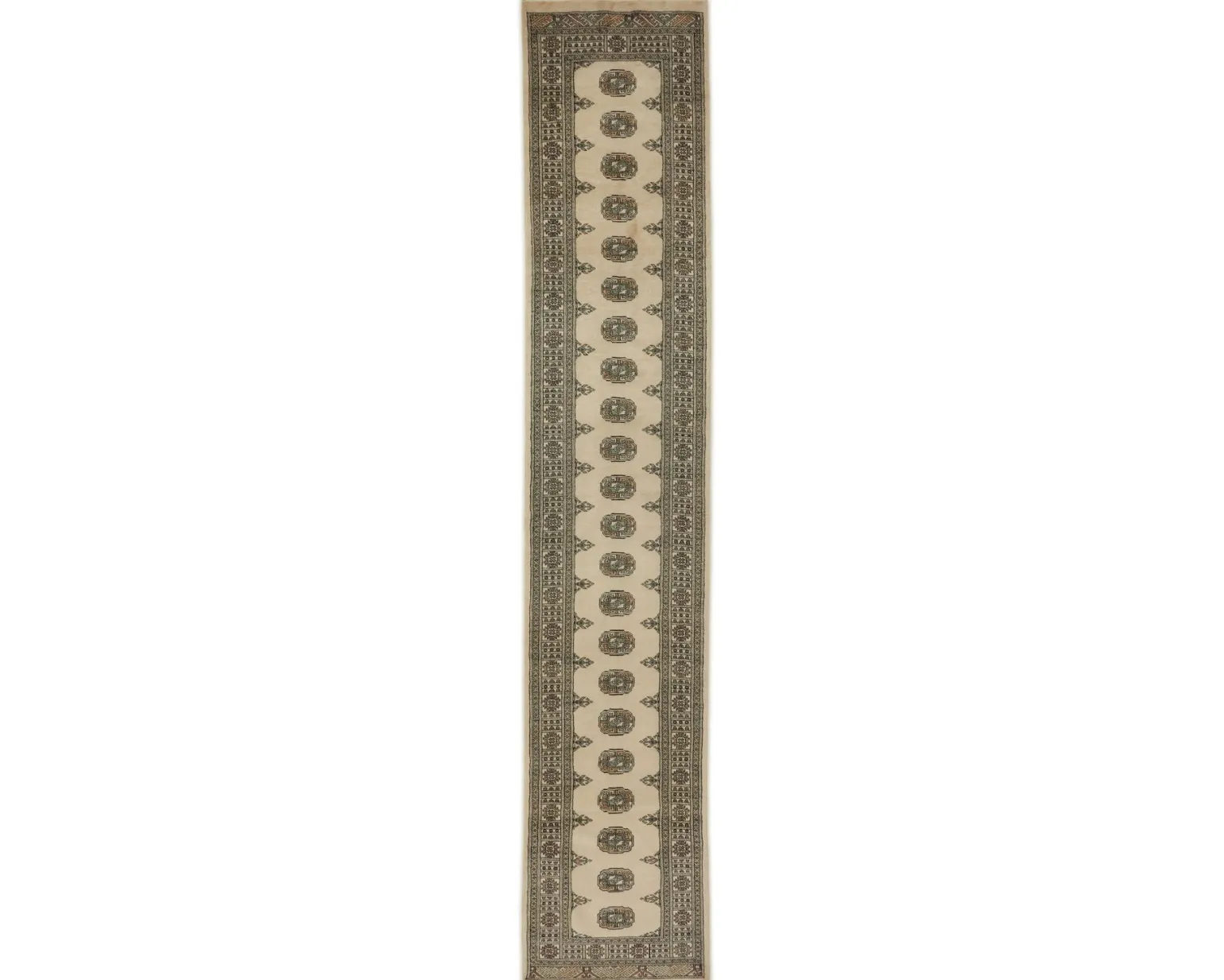 Pakistan handknotted orientalisk matta 78 x 415 cm
