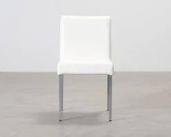 Pedro matstol vit läder