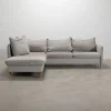 Pohjanmaan Chic 4-sits hörnsoffa grå