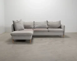 Pohjanmaan Chic 4-sits hörnsoffa grå