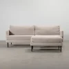 Pohjanmaan Nordic 3-sits soffa med fotpall beige