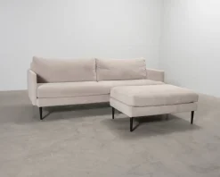 Pohjanmaan Nordic 3-sits soffa med fotpall beige