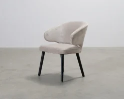 Richmond Interiors Indigo sammetsstol beige