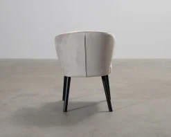 Richmond Interiors Indigo sammetsstol grå