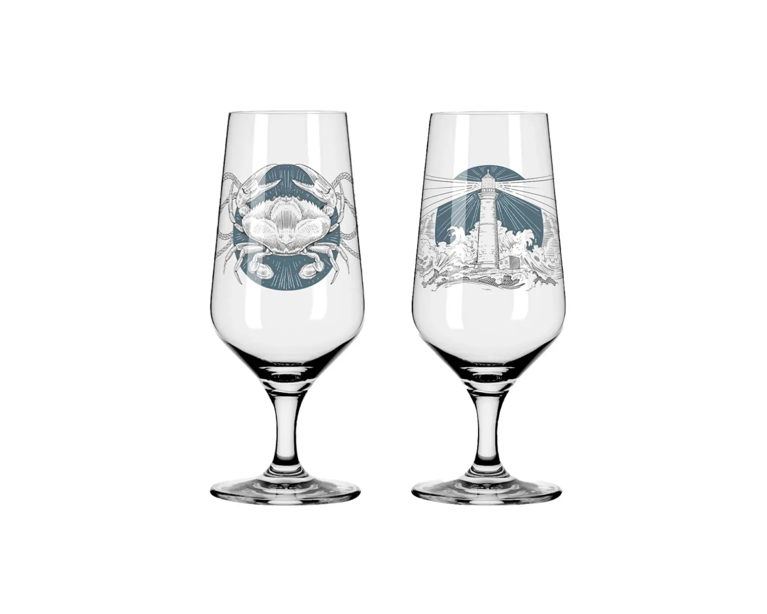 Ritzenhoff Brauchzeit Pils No. 7 & 8 ölglas, set om 2