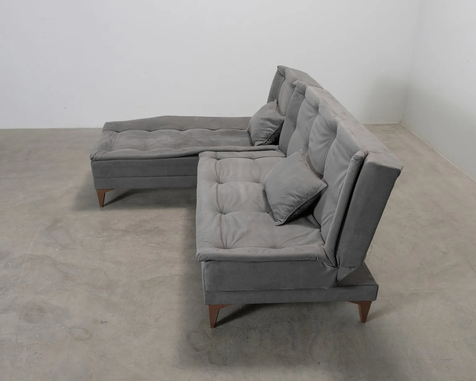 Riversdale 3-sits soffa grå