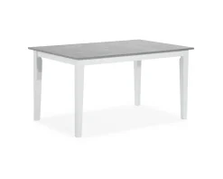 Romea matbord grå / vit