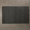 Roots Living Fringe Bamboo matta 200 x 300 cm mörkgrå