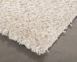 Roots Living Long Pile Viscose matta 170 x 240 cm ljusgrå