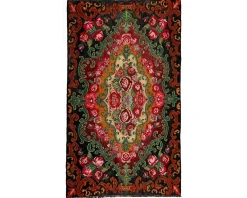 Rose Kelim orientalisk matta 182 x 317 cm