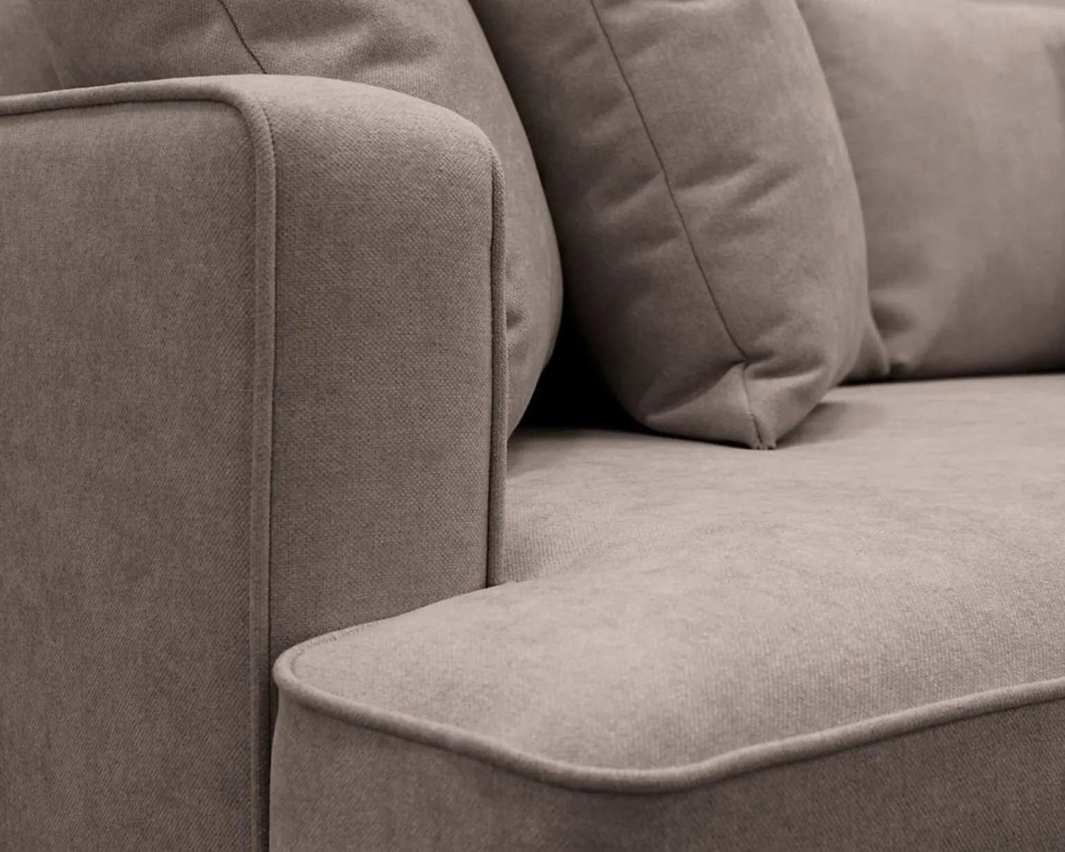 Rossita 3-sits soffa brun