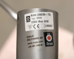 Örsjö Aria bordslampa vit / stål