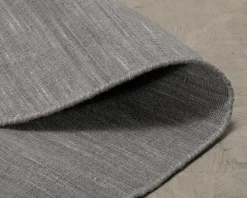 Rugvista Core Handloom Flat matta ø 200 cm mörkgrå