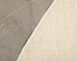 Rugvista Core Handloom Flat matta ø 250 cm naturvit