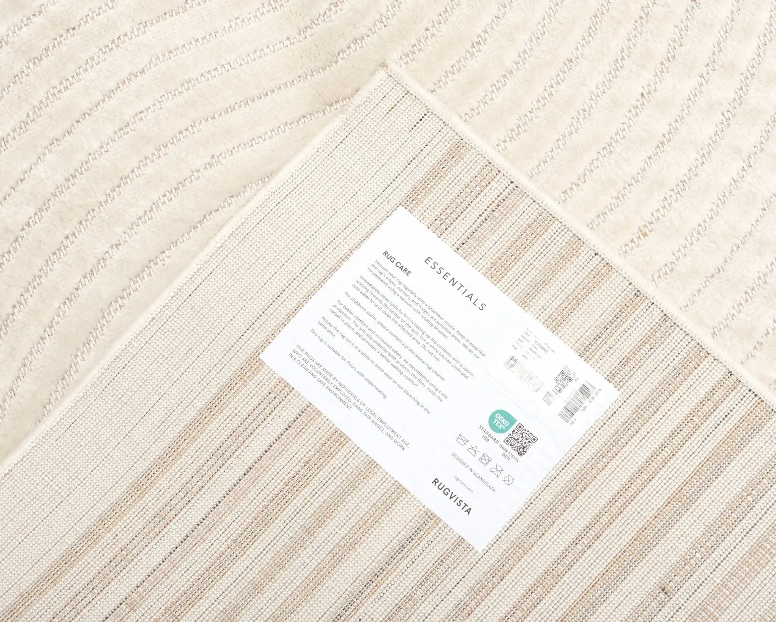 Rugvista Crizia matta 160 x 230 cm vit