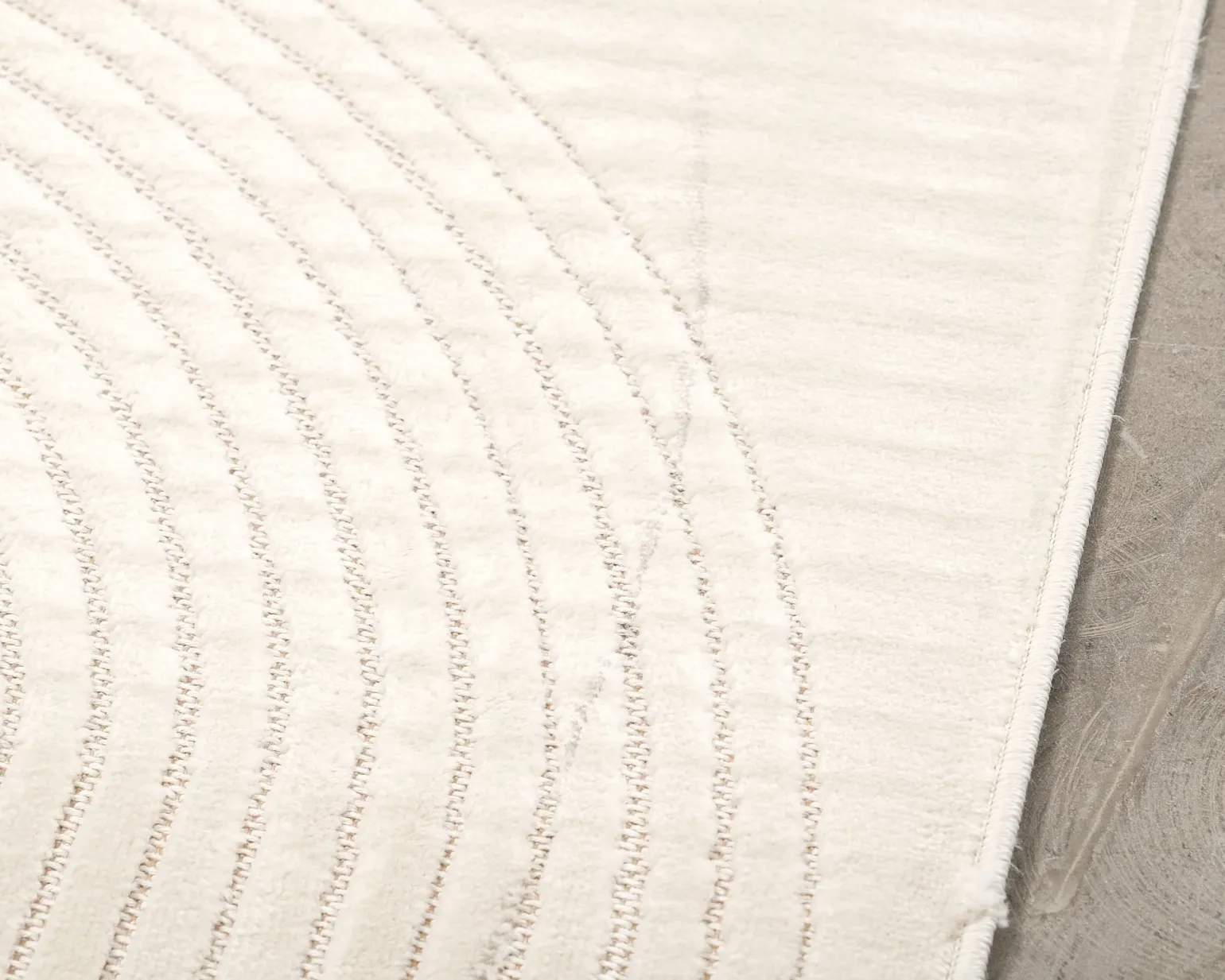Rugvista Crizia matta 160 x 230 cm vit