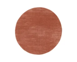 Rugvista Essential Memphis matta Ø 150 cm terracotta