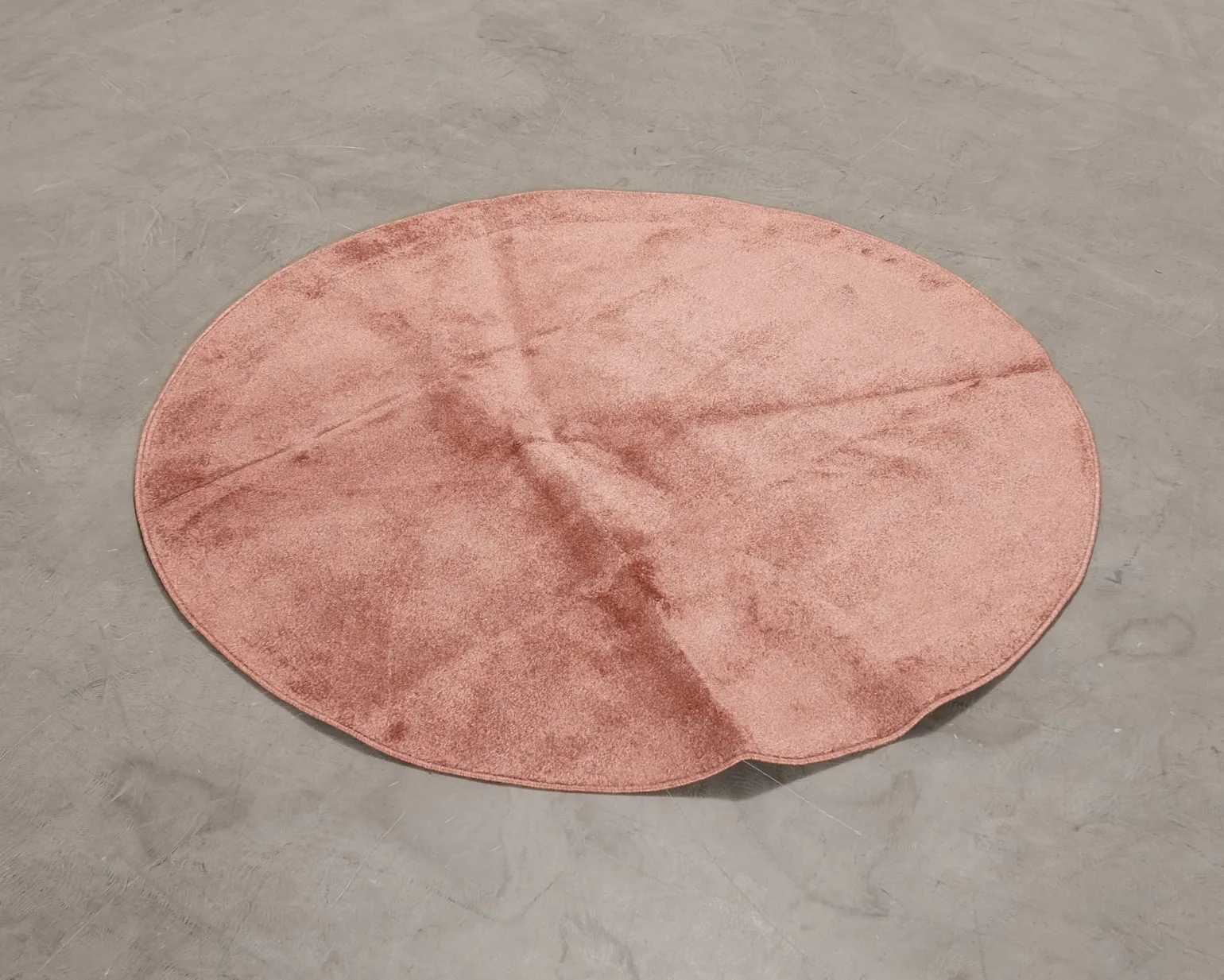 Rugvista Essential Memphis matta Ø 150 cm terracotta