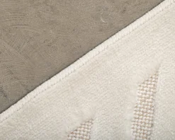 Rugvista Essential Tuscany matta 200 x 200 cm vit