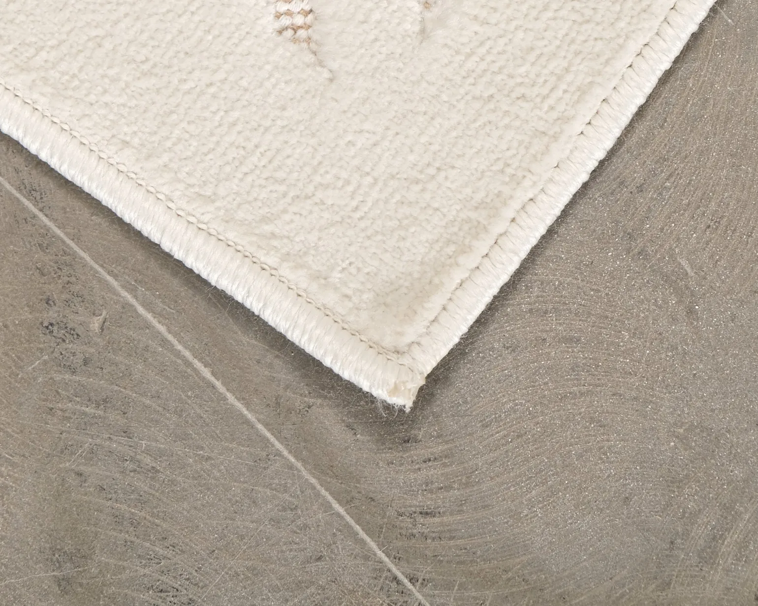 Rugvista Essential Tuscany matta 200 x 200 cm vit
