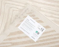 Rugvista Essential Tuscany matta 200 x 200 cm vit