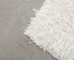 Rugvista matta Luxe Shaggy 80 x 150 cm vit