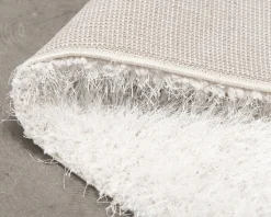 Rugvista matta Luxe Shaggy 80 x 150 cm vit