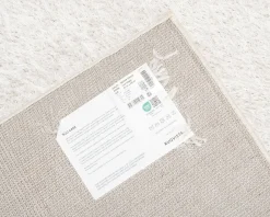 Rugvista matta Luxe Shaggy 80 x 150 cm vit