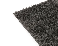 Rugvista matta 80 x 250 cm mörkgrå