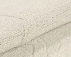 Rugvista matta 120 x 180 cm vit