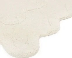 Rugvista matta 120 x 180 cm vit