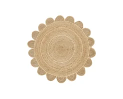 Rugvista Mia matta ø 150 cm beige
