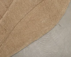 Rugvista Premium Barba runt ullmatta ø 250 cm beige