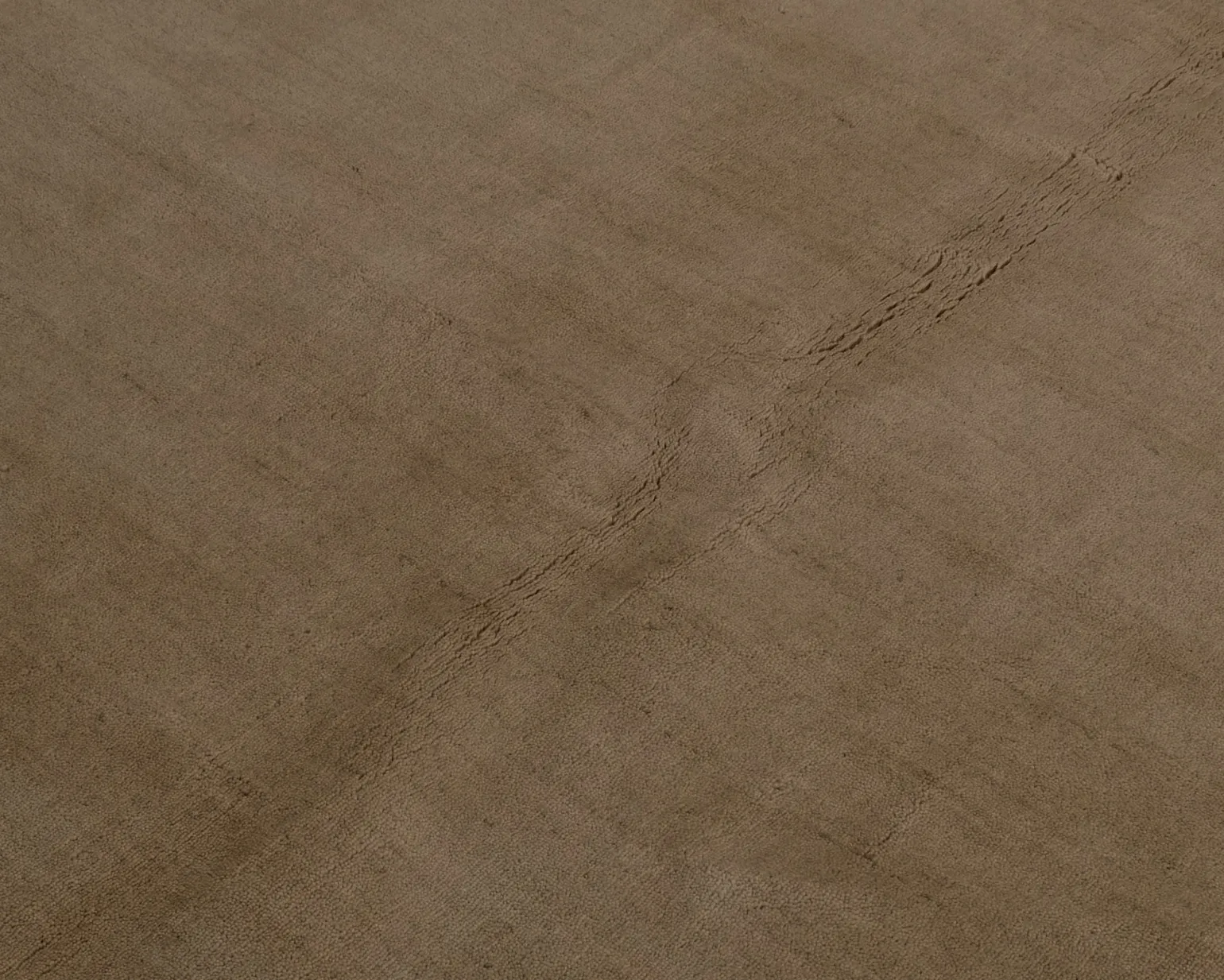 Rugvista Premium Handloom Fringes ullmatta 250 x 350 cm beige