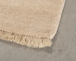 Rugvista Premium Handloom Fringes ullmatta 80 x 120 cm beige