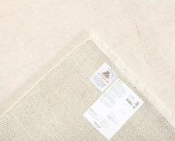 Rugvista Premium Handloom Fringes ullmatta 200 x 250 cm benvit
