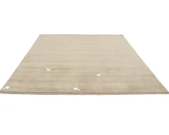 Rugvista Premium Handloom Fringes ullmatta 200 x 250 cm greige