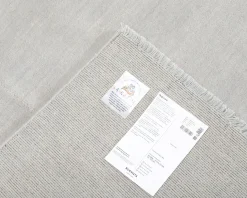 Rugvista Premium Handloom Fringes ullmatta 250 x 350 cm ljusblå