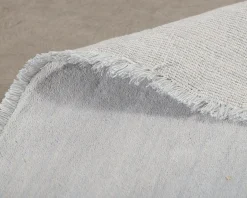 Rugvista Premium Handloom Fringes ullmatta 250 x 350 cm ljusblå