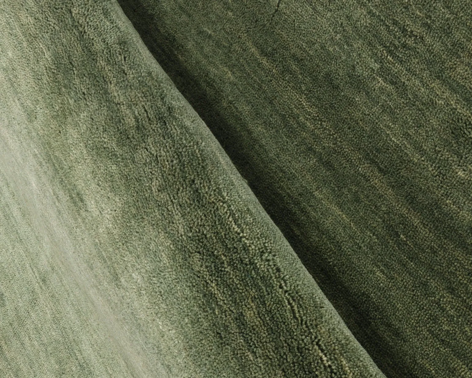 Rugvista Premium Handloom runt matta ø 200 cm grön