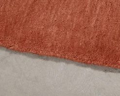 Rugvista Premium Handloom runt ullmatta ø 200 cm senapsgul