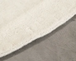 Rugvista Premium Handloom ullmatta ø 300 cm naturvit