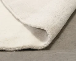 Rugvista Premium Handloom ullmatta ø 300 cm naturvit