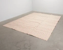 Rugvista Scandina matta 300 x 400 cm orange / vit