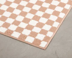 Rugvista Scandina matta 300 x 400 cm orange / vit