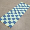 Rugvista Tommy gångmatta 75 x 240 cm blå / grön