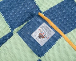 Rugvista Tommy gångmatta 75 x 240 cm blå / grön