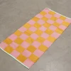 Rugvista Tommy gångmatta 75 x 160 cm orange / rosa