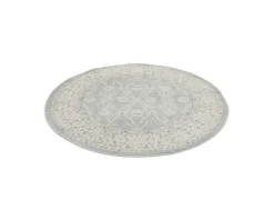 Rugvista Ziegler Madison matta ø 200 cm beige / ljusblå