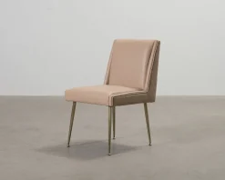 Ruth & Joanna Art matstol beige läder